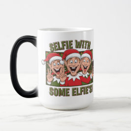 Selfie mit ein paar Elfen! 🎄 🤳 🧝 ‍ ♂️ Kaffeetasse