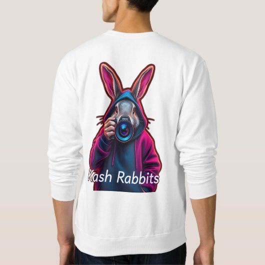 Selfie mit Neon Kash Kanbit Sweatshirt (Rückseite)