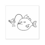 Selfie mit Seeteufel Permastempel (Design)