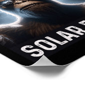 Selfie mit Solar 2024 Eclipse Brillen ich Poster (Ecke)