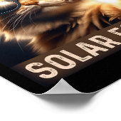 Selfie mit Solar 2024 Eclipse Tragen Gl Poster (Ecke)