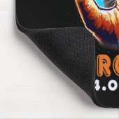 Selfie mit Total Solar Eclipse 2024 Virg Mousepad (Ecke)