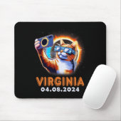 Selfie mit Total Solar Eclipse 2024 Virg Mousepad (Mit Mouse)