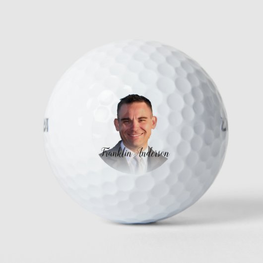 Selfie Monogram Erstellen Sie Ihr eigenes Phantast Golfball (Vorderseite)