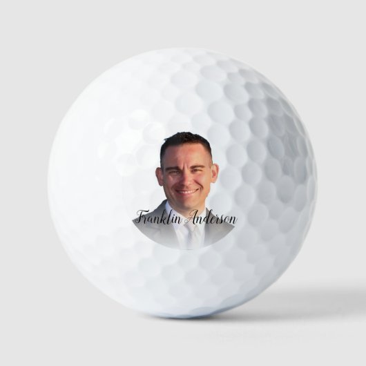 Selfie Monogram Erstellen Sie Ihr eigenes Phantast Golfball (Vorderseite)