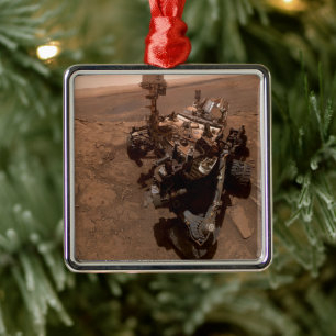 Selfie NASA Mars Neugier Rover Red Planet Ornament Aus Metall