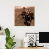 Selfie NASA Mars Neugier Rover Red Planet Poster (Heimbüro)
