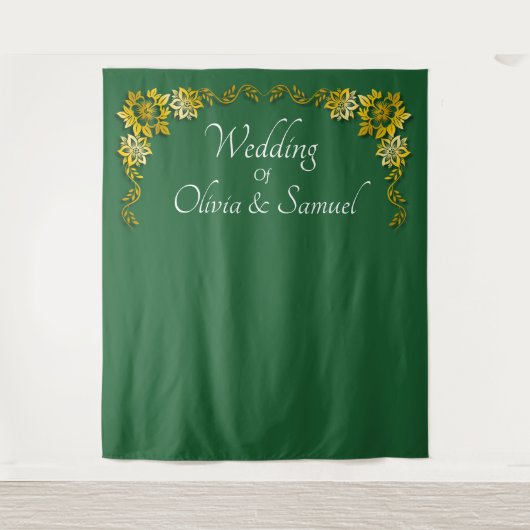 Selfie or Photo-Booth Backdrop Fabric Wall-hanging Wandteppich (Vorderseite)