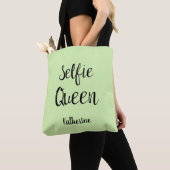 Selfie Queen Name Personalisiert Lime Green Tasche (Von Nahem)