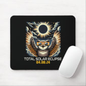 Selfie Solar Eclipse Solar Eclipse 2024 Totalität Mousepad (Mit Mouse)