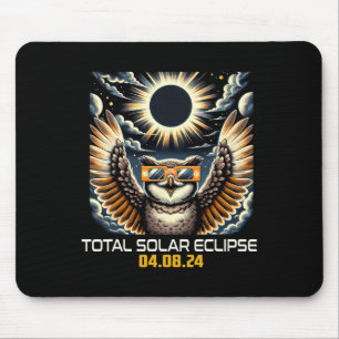 Selfie Solar Eclipse Solar Eclipse 2024 Totalität Mousepad