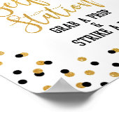 Selfie Station Graben Sie ein Prop-Abschluss-Zeich Poster (Ecke)