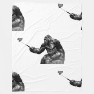 Selfie-Stick-Decke Fleecedecke