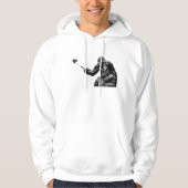 Selfie stick mens hoodie Sweatshirt Hoody (Vorderseite)