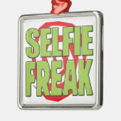 Selfie ungewöhnlicher G Ornament Aus Metall (Links)