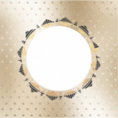 Selfie Vinyl Custom Cut Sticker in Gold Farbe (Vorderseite)