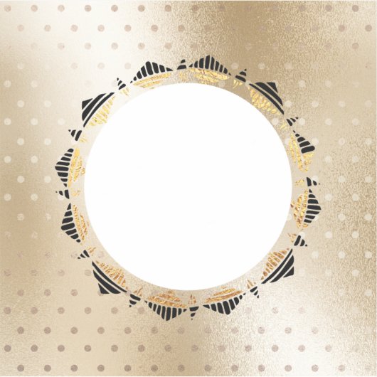 Selfie Vinyl Custom Cut Sticker in Gold Farbe (Vorderseite)