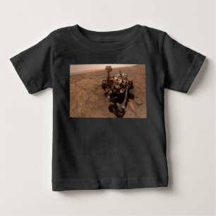 Selfie von Mars Curiosity - rote Marslandschaft Baby T-shirt