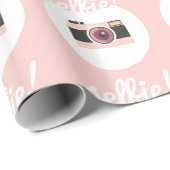 Selfie Zeichen! Geschenkpapier (Rolleneckpunkt)