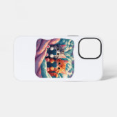 Selfie-Zeit – Süße Kätzchen mit Handys iPhone Hülle (Rückseite (Horizontal))