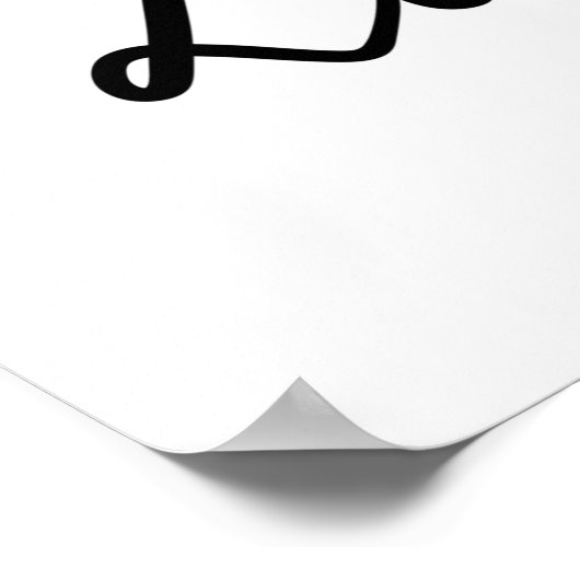 Selfie Zone Handgeschriebenes Script Modernes Wedd Poster (Ecke)