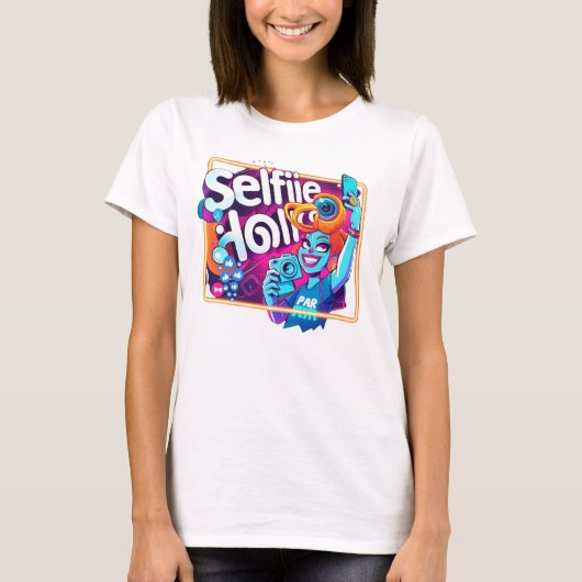 Selfieholic - Design für Spaß und Trendy Selfie Lo T-Shirt (Vorderseite)