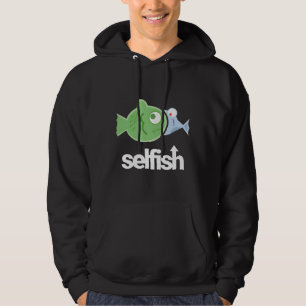 Selfische Kleine Fische versuchen, große Fische zu Hoodie