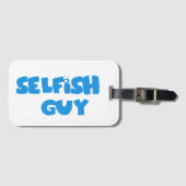 Selfish Typ Gepäckmarke Gepäckanhänger (Vorderseite (Horizontal))