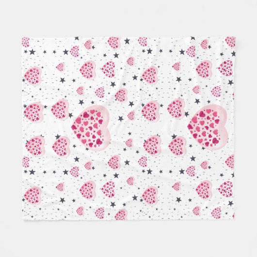 Selflove inspirational quote sweet heart and start fleecedecke (Vorderseite (Horizontal))