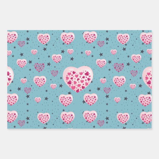 Selflove inspirational quote sweet heart and start geschenkpapier set (Vorderseite 2)