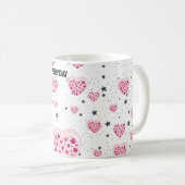 Selflove inspirational quote sweet heart and start kaffeetasse (VorderseiteRechts)