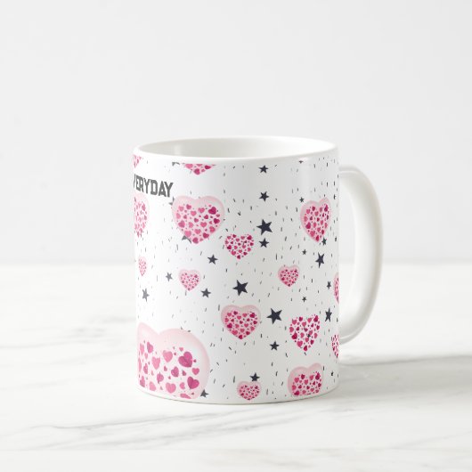Selflove inspirational quote sweet heart and start kaffeetasse (VorderseiteRechts)