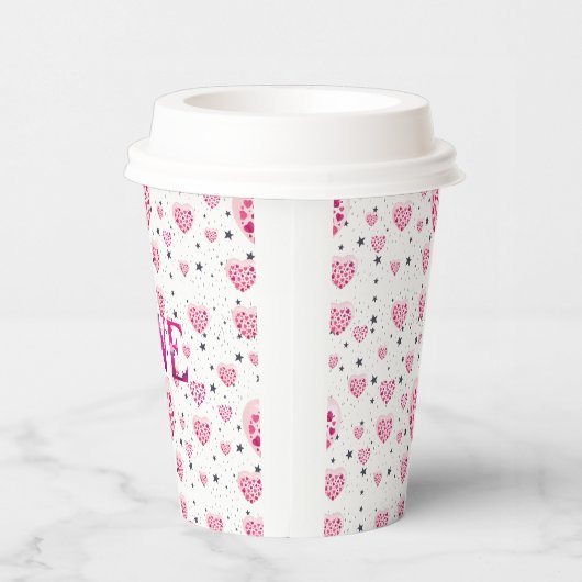 Selflove inspirational quote sweet heart and start pappbecher (Rechts)