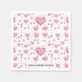 Selflove inspirational quote sweet heart and start serviette (Vorderseite)
