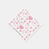 Selflove inspirational quote sweet heart and start serviette (Ecke)