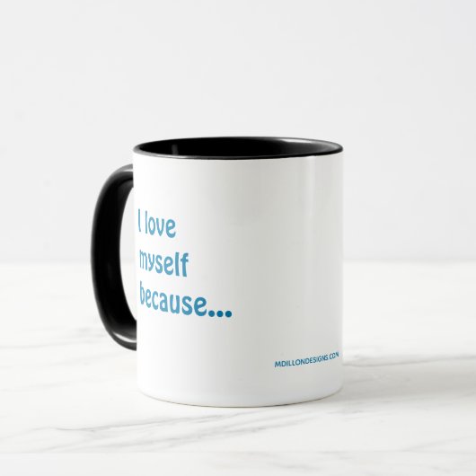 #SelfLove Tasse (Vorderseite Links)