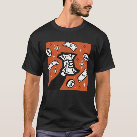 Selfmade Geld reich T-Shirt (Vorderseite)
