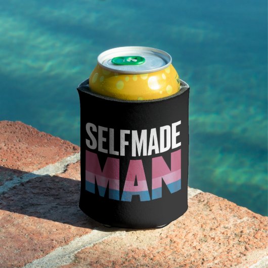 Selfmade Man Transgender Trans Pride Flag Transsex Dosenkühler (In Situ Pool)
