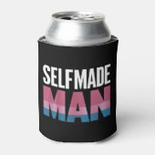 Selfmade Man Transgender Trans Pride Flag Transsex Dosenkühler (Kanne Vorderseite)