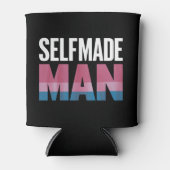 Selfmade Man Transgender Trans Pride Flag Transsex Dosenkühler (Vorderseite)