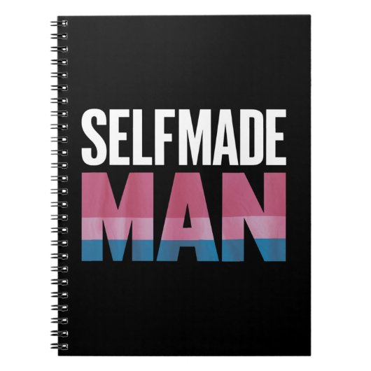 Selfmade Man Transgender Trans Pride Flag Transsex Notizblock (Vorderseite)