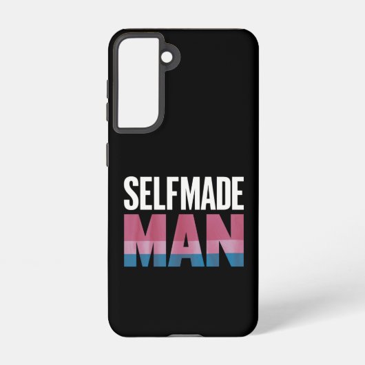 Selfmade Man Transgender Trans Pride Flag Transsex Samsung Galaxy Hülle (Rückseite)