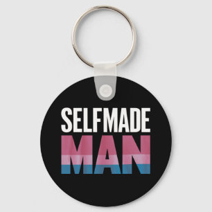 Selfmade Man Transgender Trans Pride Flag Transsex Schlüsselanhänger
