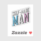 Selfmademan Aufkleber (Blatt)