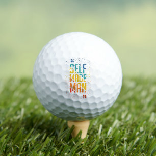Selfmademan Funny LGBTQ Monat Golfball