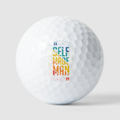 Selfmademan | Funny LGBTQ | Monat Golfball (Vorderseite)