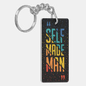 Selfmademan | Funny LGBTQ | Schlüsselanhänger des  (Vorderseite links)