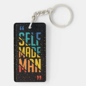 Selfmademan | Funny LGBTQ | Schlüsselanhänger des  (Rückseite)