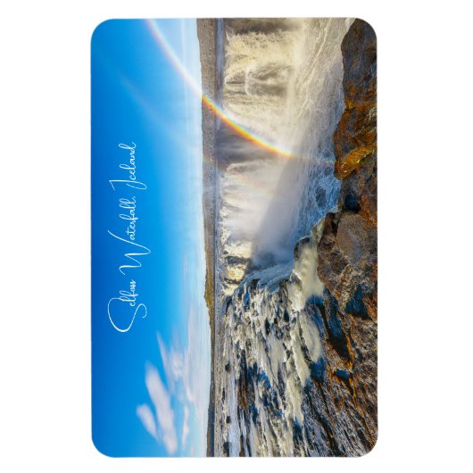 Selfoss Waterfall, Island Magnet (Vertikal)
