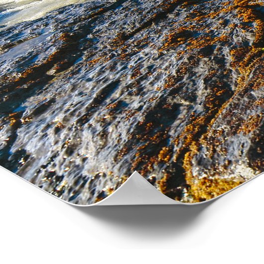 Selfoss Waterfall, Island Poster (Ecke)